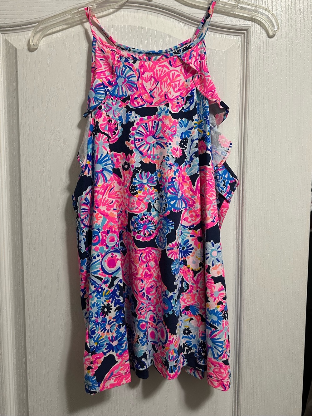 Lilly Pulitzer Tank Top High Tide Navy